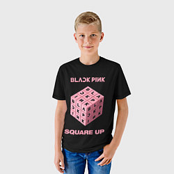 Футболка детская Blackpink Square up, цвет: 3D-принт — фото 2