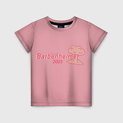 Футболка детская Barbenheimer PINK EDITION, цвет: 3D-принт