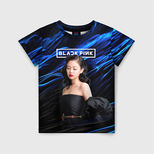 Детская футболка BlackPink Jennie / 3D-принт – фото 1