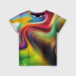 Детская футболка Rainbow waves