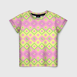 Футболка детская Pink yellow style, цвет: 3D-принт