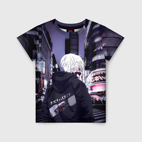 Детская футболка Kaneki Ken / 3D-принт – фото 1