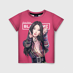 Детская футболка Blackpink Jisoo art