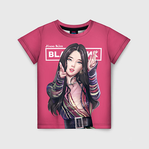 Детская футболка Blackpink Jisoo art / 3D-принт – фото 1