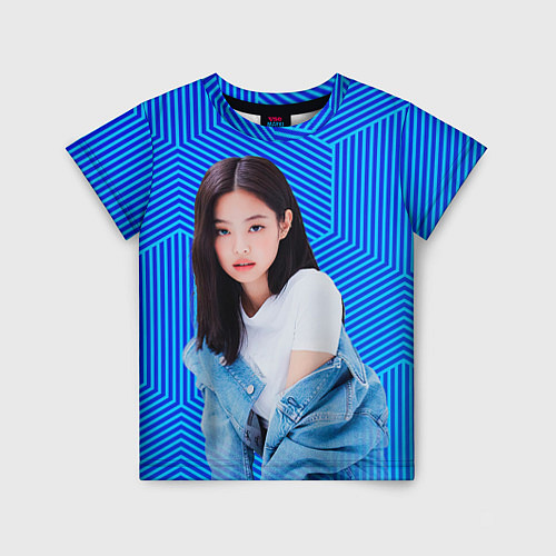 Детская футболка Jennie kpop music / 3D-принт – фото 1