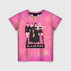 Детская футболка Blackpink девушки с лого