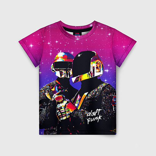 Детская футболка Daft Punk Discovery / 3D-принт – фото 1