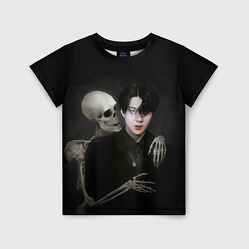 Детская футболка Сехун со скелетом / 3D-принт – фото 1