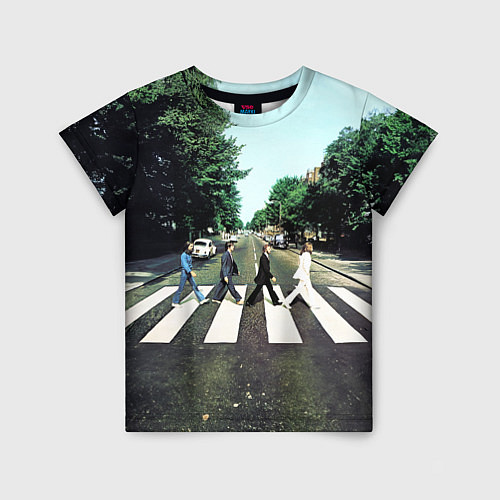 Детская футболка The Beatles альбом Abbey Road / 3D-принт – фото 1