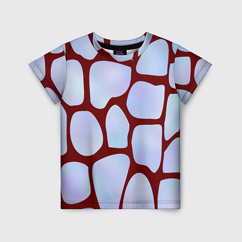 Детская футболка Клеточная ткань / 3D-принт – фото 1