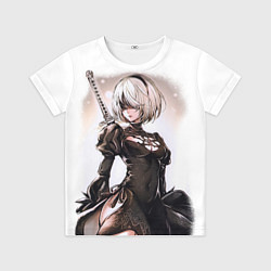 Детская футболка Nier: Automata - 2B TechnoBlade