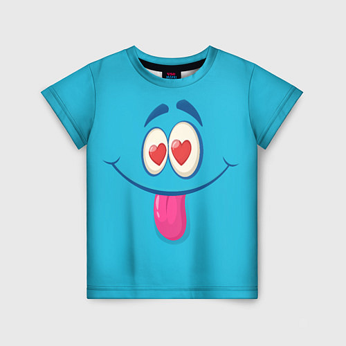 Детская футболка Влюблённый взгляд / 3D-принт – фото 1