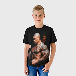 Футболка детская Irezumi tattoo yakuza, цвет: 3D-принт — фото 2