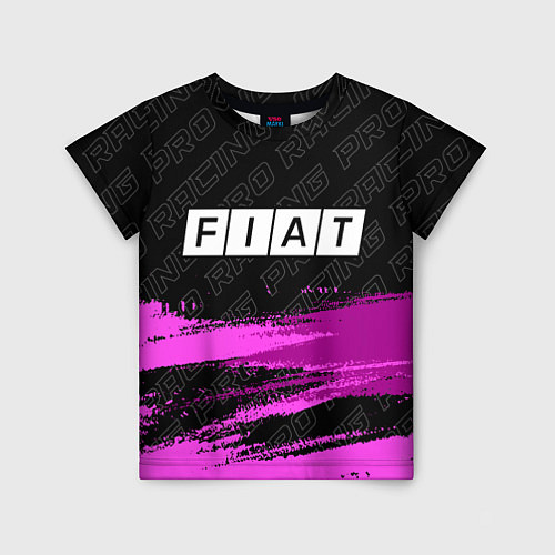 Детская футболка Fiat pro racing: символ сверху / 3D-принт – фото 1