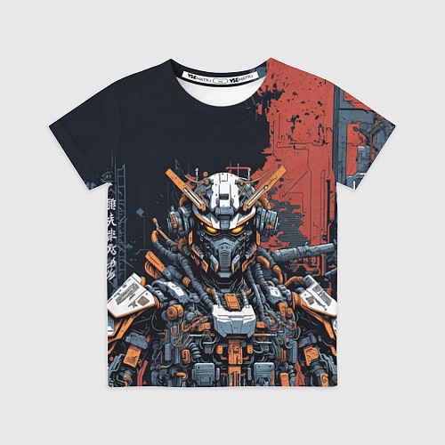 Детская футболка Боевой мех / 3D-принт – фото 1