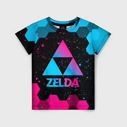 Футболка детская Zelda - neon gradient, цвет: 3D-принт