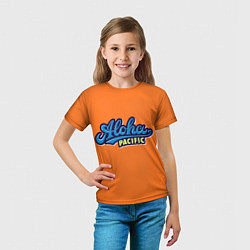 Футболка детская Aloha Pacific, цвет: 3D-принт — фото 2