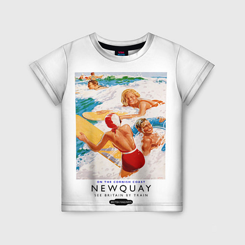 Детская футболка Ньюки - Англия / 3D-принт – фото 1