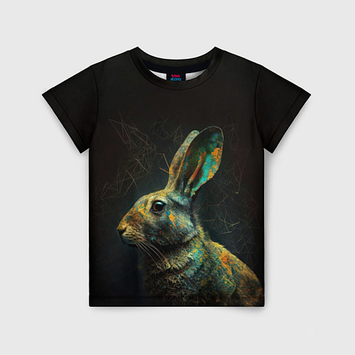 Детская футболка Магический кролик / 3D-принт – фото 1