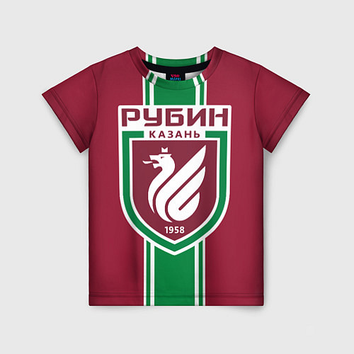 Детская футболка Фк Рубин - Казань / 3D-принт – фото 1
