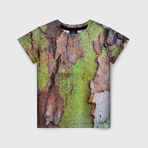 Детская футболка Кора дерева / 3D-принт – фото 1