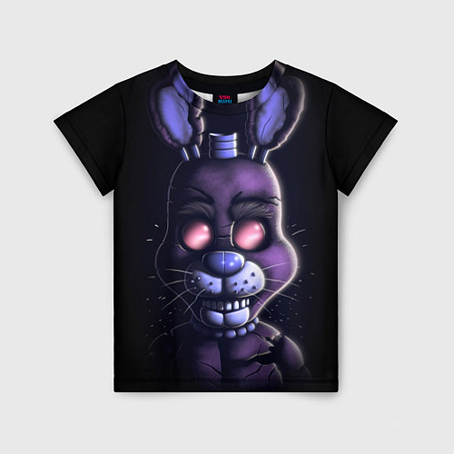 Детская футболка Five Nights at Freddys Bonnie / 3D-принт – фото 1