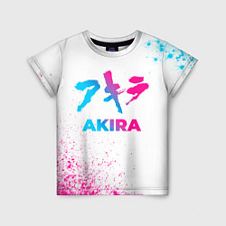 Футболка детская Akira neon gradient style, цвет: 3D-принт