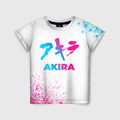 Детская футболка Akira neon gradient style / 3D-принт – фото 1