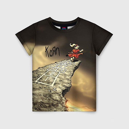Детская футболка Korn обложка альбома Follow the Leader / 3D-принт – фото 1