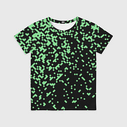 Футболка детская Green pixel, цвет: 3D-принт