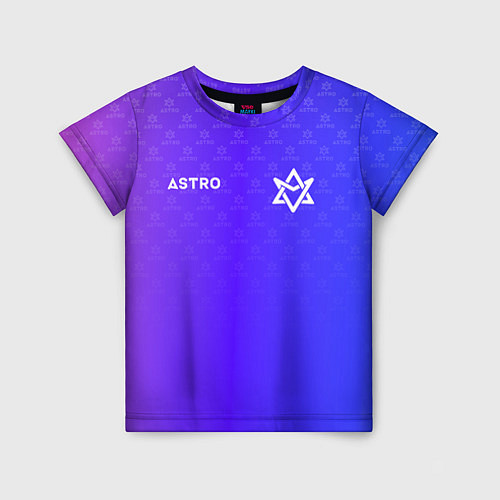 Детская футболка Astro pattern / 3D-принт – фото 1