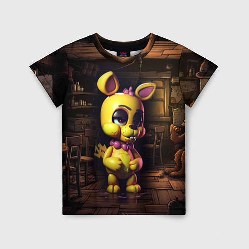 Детская футболка Spring Bonnie Five Nights at Freddys / 3D-принт – фото 1