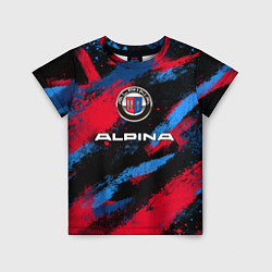 Футболка детская Alpina - BMW colors, цвет: 3D-принт