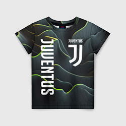 Футболка детская Juventus dark green logo, цвет: 3D-принт