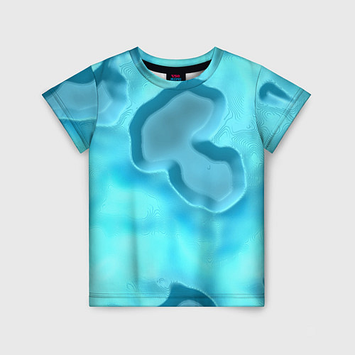 Детская футболка Мятые облака / 3D-принт – фото 1