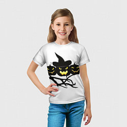 Футболка детская Хэллоуин-празник, цвет: 3D-принт — фото 2