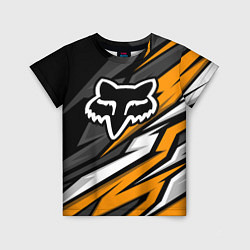 Детская футболка Fox motocross racing - orange