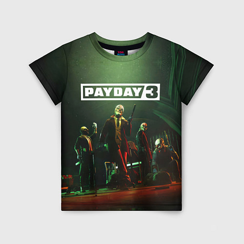 Детская футболка Грабители Payday 3 / 3D-принт – фото 1