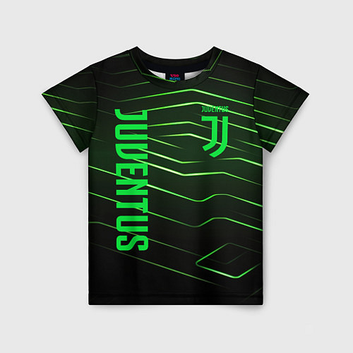 Детская футболка Juventus 2 green logo / 3D-принт – фото 1