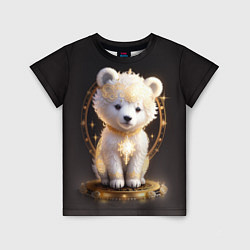 Футболка детская Белый медвежонок, цвет: 3D-принт