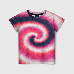 Футболка детская Tie-Dye дизайн, цвет: 3D-принт