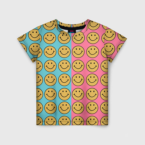 Детская футболка Smiley / 3D-принт – фото 1