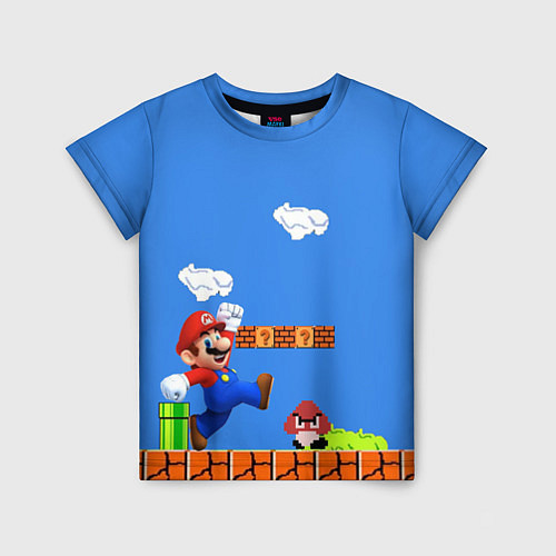 Детская футболка Супер Марио / 3D-принт – фото 1