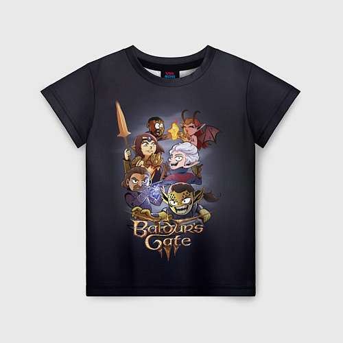 Детская футболка Спутники Baldurs Gate 3 / 3D-принт – фото 1
