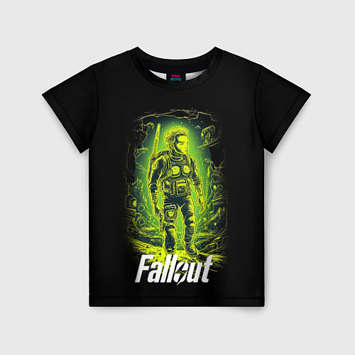 Детская футболка Fallout game poster style / 3D-принт – фото 1