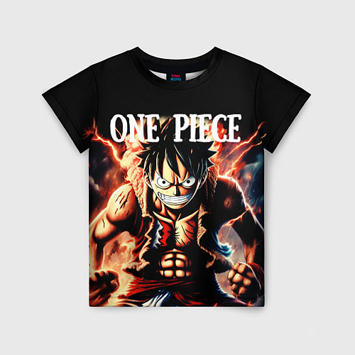 Детская футболка Злой Луффи из One Piece / 3D-принт – фото 1