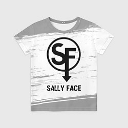 Футболка детская Sally Face glitch на светлом фоне, цвет: 3D-принт