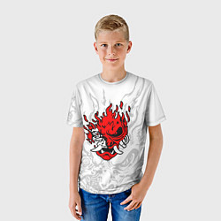 Футболка детская Samurai - Cyberpunk 2077, цвет: 3D-принт — фото 2
