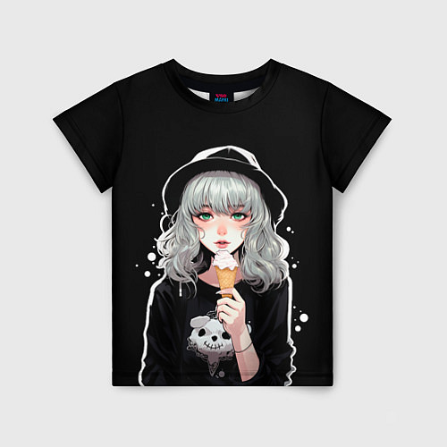 Детская футболка С мороженным / 3D-принт – фото 1