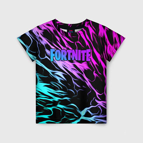 Детская футболка Fortnite neon uniform / 3D-принт – фото 1